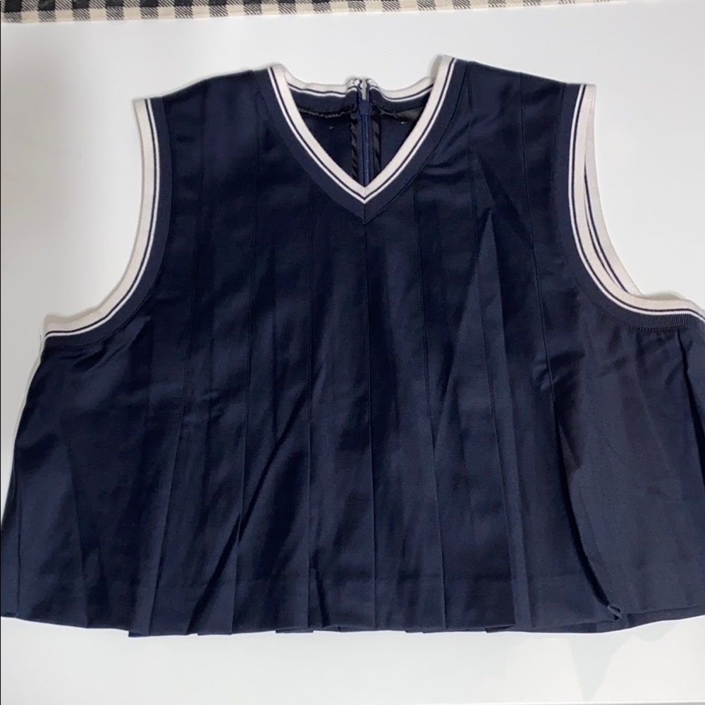 Kith Navy Sleeveless V-Neck Top